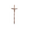 ALUMINUM HELICAL CRUCIFIX FOR FUNERAL CASKET - CR3002