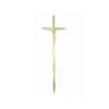 ALUMINUM HELICAL CRUCIFIX FOR FUNERAL CASKET - CR3002
