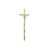 ALUMINUM HELICAL CRUCIFIX FOR FUNERAL CASKET - CR3002