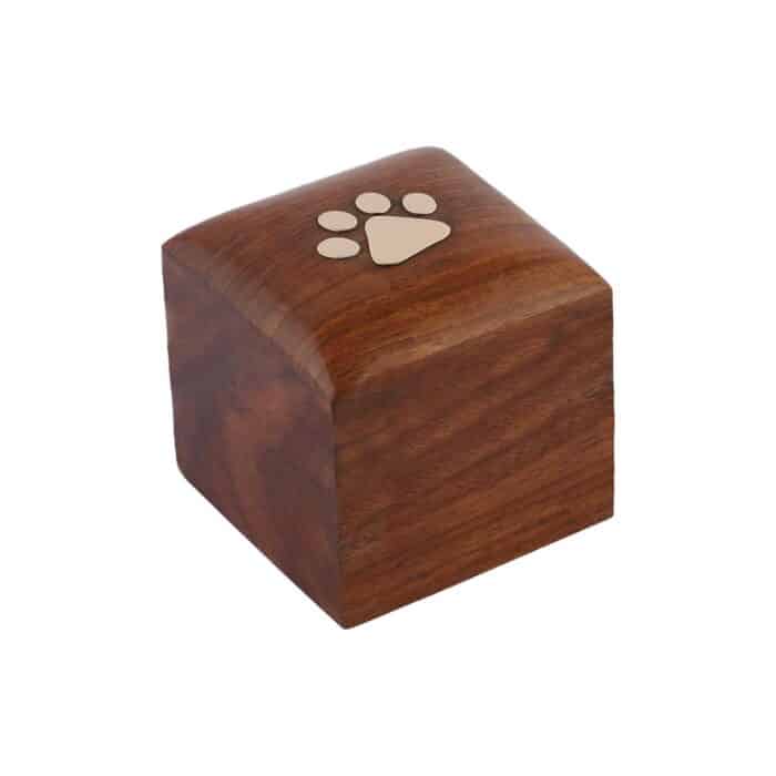 Cats, DOGs wooden pet urn with photo holder